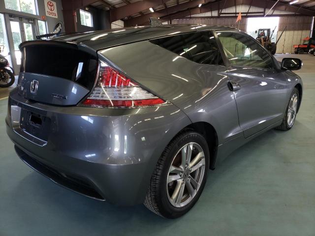 JHMZF1D4XDS001254 - 2013 HONDA CR-Z GRAY photo 4