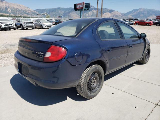 1B3ES46C52D581310 - 2002 DODGE NEON SE BLUE photo 4