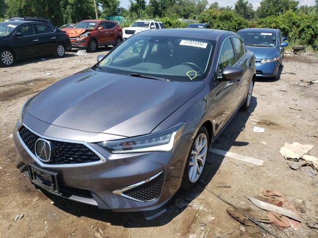 19UDE2F3XKA001462 - 2019 ACURA ILX GRAY photo 2