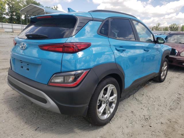 KM8K62AB7NU866101 - 2022 HYUNDAI KONA SEL BLUE photo 4