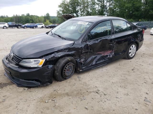 3VW1K7AJ2DM424844 - 2013 VOLKSWAGEN JETTA BASE Սև լուսանկար 2