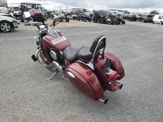 JKBVNAL10YA001890 - 2000 KAWASAKI VN1500 L BURGUNDY photo 3