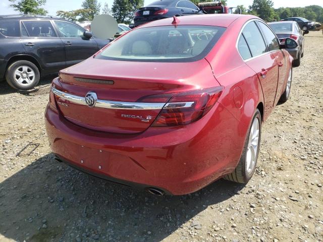 2G4GL5EX2E9201710 - 2014 BUICK REGAL RED photo 4