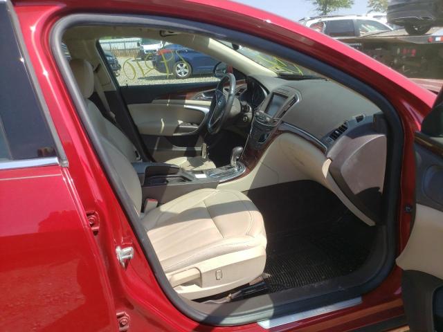 2G4GL5EX2E9201710 - 2014 BUICK REGAL RED photo 5