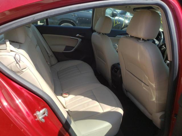 2G4GL5EX2E9201710 - 2014 BUICK REGAL RED photo 6
