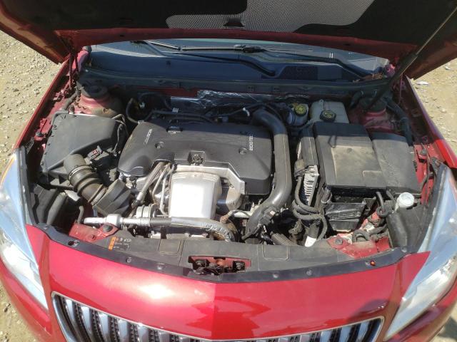 2G4GL5EX2E9201710 - 2014 BUICK REGAL RED photo 7