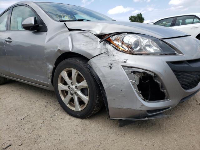 JM1BL1VF3B1372593 - 2011 MAZDA 3 I SILVER photo 9