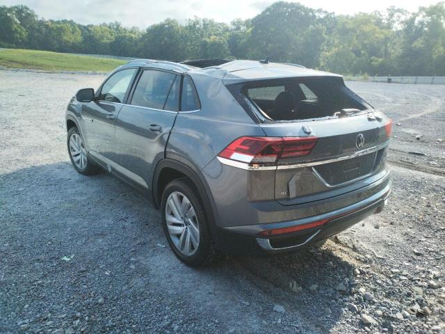 1V25C2CA4LC205318 - 2020 VOLKSWAGEN ATLAS CROS GRAY photo 3