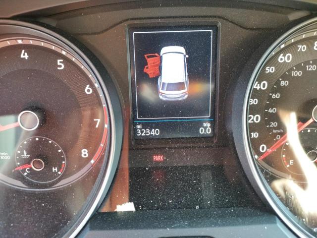 1V25C2CA4LC205318 - 2020 VOLKSWAGEN ATLAS CROS Серый фото 8