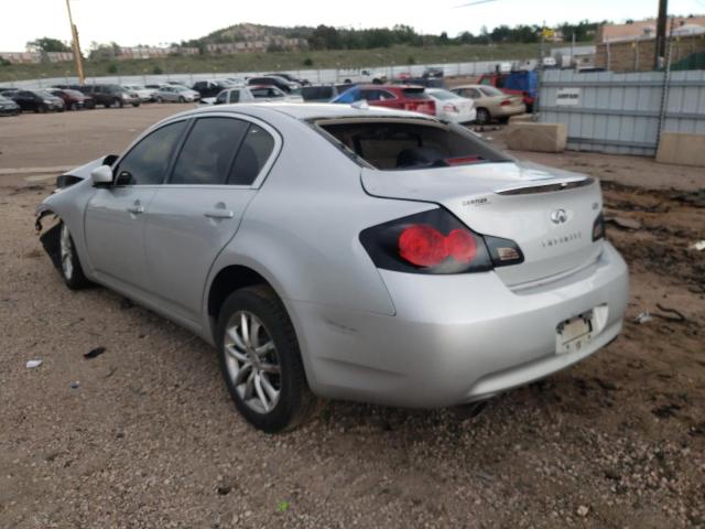 JNKCV61F49M361112 - 2009 INFINITI G37 SILVER photo 3