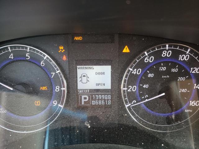 JN1AJ0HR7BM853630 - 2011 INFINITI EX35 BASE BLACK photo 8