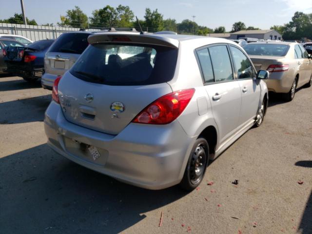 3N1BC1CP3BL508051 - 2011 NISSAN VERSA S SILVER photo 4