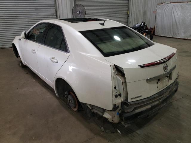 1G6DV57V680147858 - 2008 CADILLAC CTS HI FEA WHITE photo 3