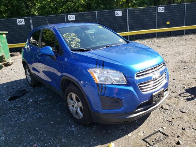 KL7CJPSB1FB175188 - 2015 CHEVROLET TRAX 1LS BLUE photo 1