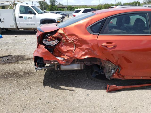 3KPF34ADXLE253820 - 2020 KIA FORTE GT L ORANGE photo 9