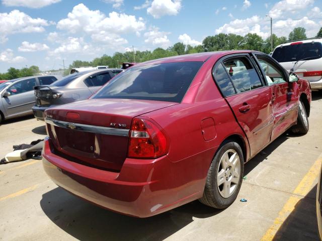 1G1ZT51846F295148 - 2006 CHEVROLET MALIBU LT MAROON photo 4