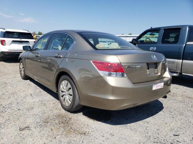 1HGCP2F33AA045291 - 2010 HONDA ACCORD LX BEIGE photo 3