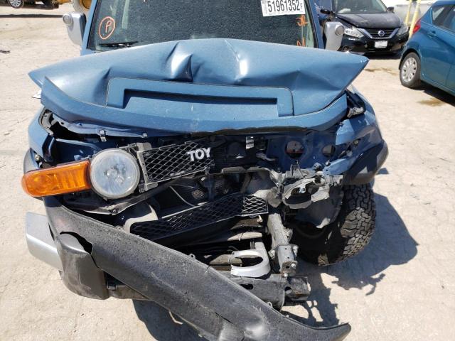 JTEBU4BF8CK146009 - 2012 TOYOTA FJ CRUISER BLUE photo 7