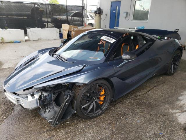 SBM14FCA1MW006190 - 2021 MCLAREN AUTOMOTIVE 720S GRAY photo 2