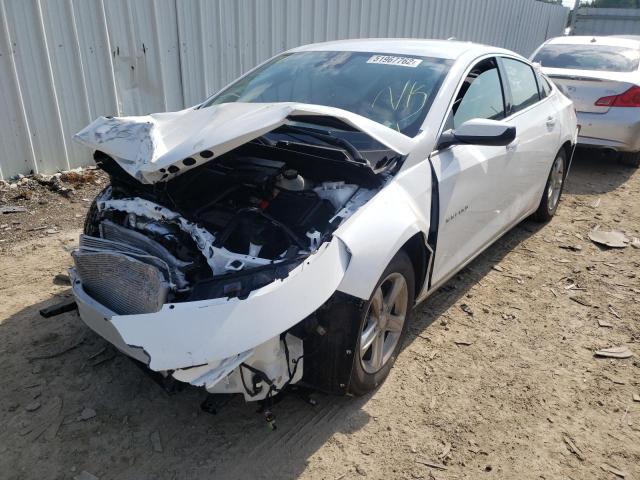 1G1ZC5ST4MF086914 - 2021 CHEVROLET MALIBU LS WHITE photo 2