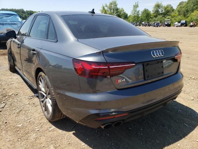 WAUC4AF41MA086787 - 2021 AUDI S4 PRESTIG GRAY photo 3