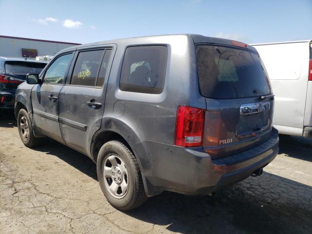 5FNYF3H21BB018097 - 2011 HONDA PILOT GRAY photo 3