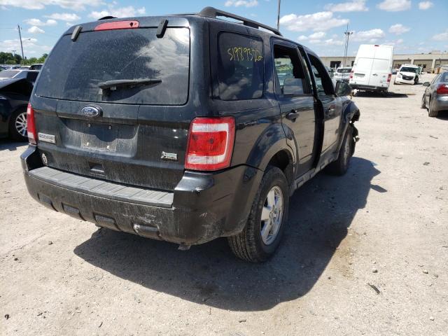 1FMCU9DGXCKB88866 - 2012 FORD ESCAPE BLACK photo 4