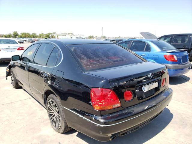 JT8BD69S930176214 - 2003 LEXUS GS 300 BLACK photo 3