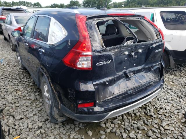 5J6RM4H95FL807461 - 2015 HONDA CR-V TOURI BLACK photo 3