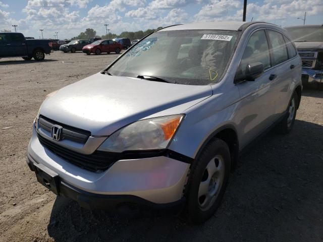 JHLRE48379C022929 - 2009 HONDA CR-V LX SILVER photo 2