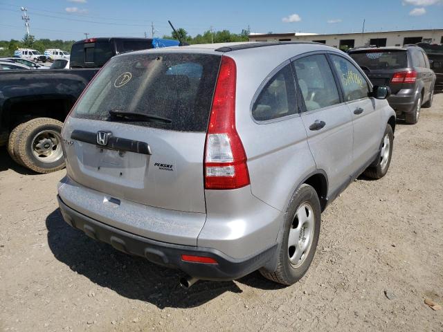 JHLRE48379C022929 - 2009 HONDA CR-V LX SILVER photo 4