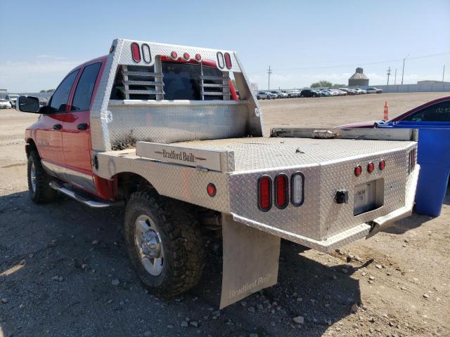 3D7KS28C75G862086 - 2005 DODGE RAM 2500 S Կարմիր լուսանկար 3