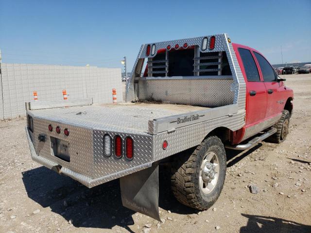 3D7KS28C75G862086 - 2005 DODGE RAM 2500 S Կարմիր լուսանկար 4