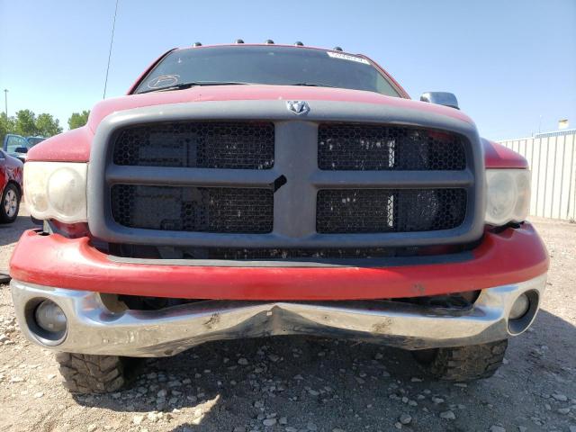 3D7KS28C75G862086 - 2005 DODGE RAM 2500 S Կարմիր լուսանկար 9