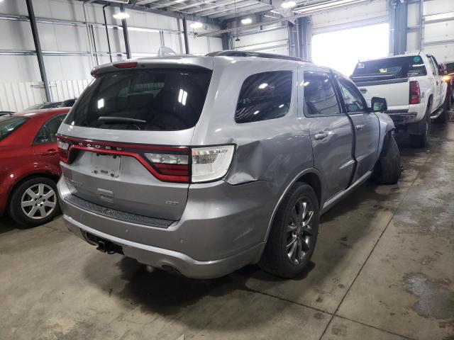 1C4RDJDG3HC725353 - 2017 DODGE DURANGO GT GRAY photo 4