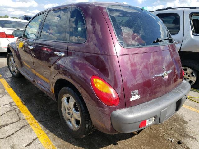 3C8FY4BB91T636945 - 2001 CHRYSLER PT CRUISER MAROON photo 3