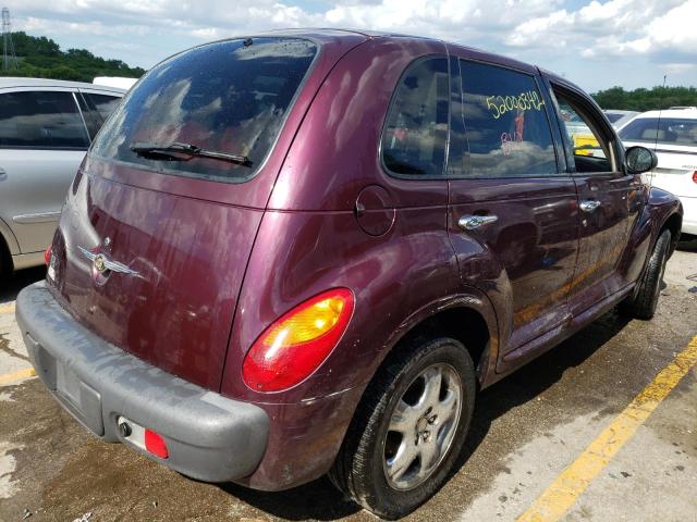 3C8FY4BB91T636945 - 2001 CHRYSLER PT CRUISER MAROON photo 4