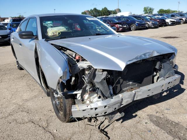 2C3CDXAT4EH318942 - 2014 DODGE CHARGER PO SILVER photo 1