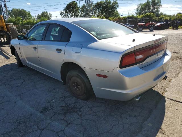 2C3CDXAT4EH318942 - 2014 DODGE CHARGER PO SILVER photo 3