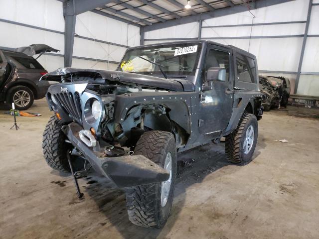 1J4FA54177L159575 - 2007 JEEP WRANGLER S BLACK photo 2