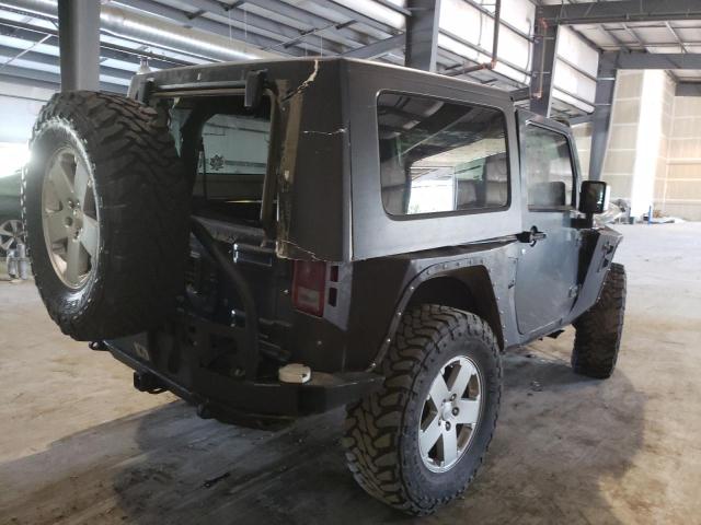 1J4FA54177L159575 - 2007 JEEP WRANGLER S BLACK photo 4