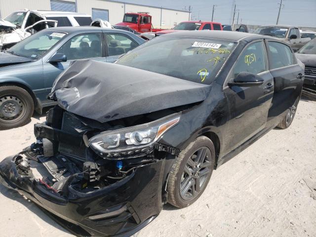 3KPF34AD5ME419338 - 2021 KIA FORTE GT L BLACK photo 2