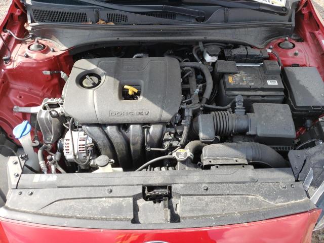 3KPF24AD3ME352452 - 2021 KIA FORTE FE RED photo 7