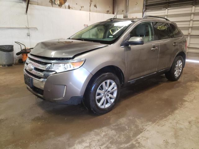 2FMDK4KC8DBA44869 - 2013 FORD EDGE LIMIT GRAY photo 2