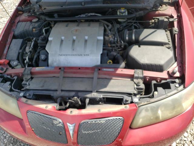 1G2HZ54Y05U139166 - 2005 PONTIAC BONNEVILLE RED photo 7