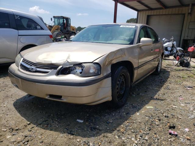 2G1WF52E259102694 - 2005 CHEVROLET IMPALA GOLD photo 2