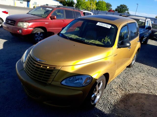 3C8FY68B52T346965 - 2002 CHRYSLER PT CRUISER GOLD photo 2