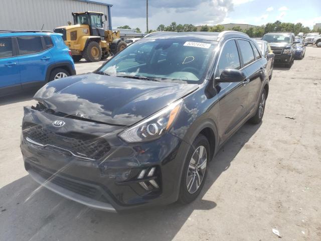 KNDCB3LC6M5471254 - 2021 KIA NIRO LX BLACK photo 2