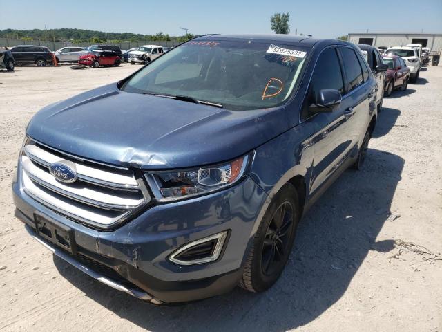 2FMPK3J81JBC44315 - 2018 FORD EDGE SEL Mavi foto 2