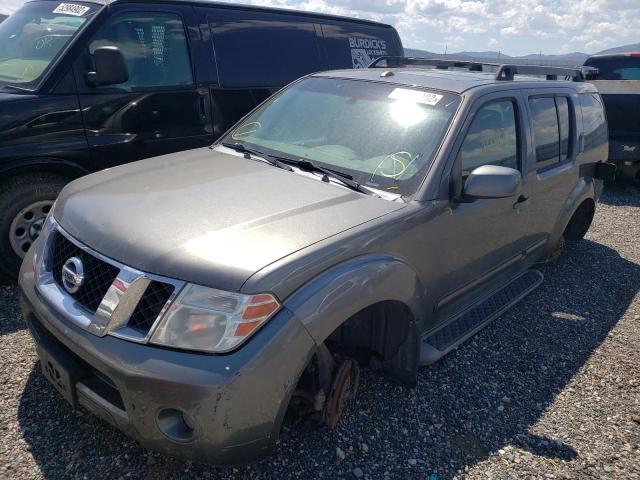 5N1AR18B08C657330 - 2008 NISSAN PATHFINDER GRAY photo 2